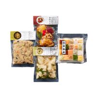 「梅の花」 なみはや寿司と3種の和惣菜セット （おから煮、和風あん、黒酢あん）