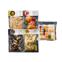 「梅の花」 なみはや寿司と4種の和惣菜セット （おから煮、ひじき煮、和風あん、黒酢あん）