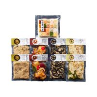 「梅の花」 なみはや寿司と4種の和惣菜セット （おから煮×2、ひじき煮×2、和風あん×2、黒酢あん×2）