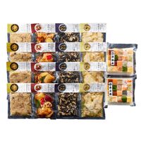 「梅の花」 なみはや寿司と4種の和惣菜セット （寿司×2、おから煮×4、ひじき煮×4、和風あん×4、黒酢あん×4）