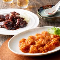 「菰田欣也」監修 本格中華2種セット （エビチリソース×2、酢豚×2）