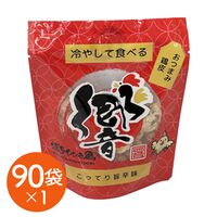 【倉入れ】冷やして食べる鶏皮 こってり旨辛味 計90袋（ケース入数：90,ロット：1）