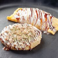 千房 お好み焼・オムそばセット D2 / 送料無料 ギフト 冷凍