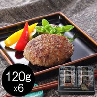 【上代厳守】 ＜大山物語＞氷温熟成 鳥取和牛×大山豚手造りハンバーグ（120ｇ×6）
