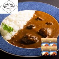 【倉入れ】東京・日比谷 「モルソー」 秋元さくら監修 国産牛すじ赤ワイン煮込みカレー 180g×4 （ケース入数：21, ロット：1）