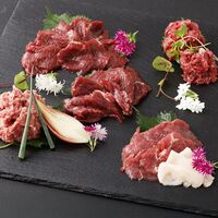 熊本 「菅乃屋」 馬刺し5種スライスセット / ギフト 送料無料