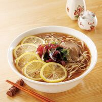 【倉入れ】広島 「阿藻珍味」 尾道レモンらーめん2食(箱入)（ケース入数：24, ロット：2）