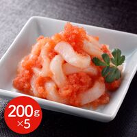 いか明太 200g×5 / イカ 明太子 博多 送料無料