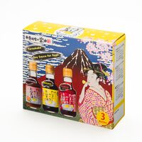 【倉入れ】広島 「寺岡有機醸造」 寺岡家のたまごにかけるお醤油３本セット（ケース入数：10, ロット：3）