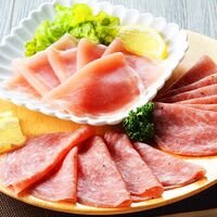 北海道 「札幌バルナバハム」 パーティーセット （ウインナー4種100g×2、生サラミ80g、生ハム80g） / 詰め合わせ 送料無料