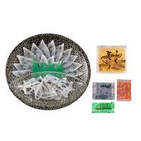 「関とら本店」 とらふく刺身・ふく煮こごりセット （とらふぐ刺身15g、とらふぐ皮20g、ふぐ煮こごり100g） / ふく ふぐ フグ てっさ 送料無料