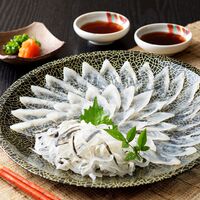 「関とら本店」 とらふく刺身セット （とらふぐ刺身55g、とらふぐ皮30g） / ふく ふぐ フグ てっさ 送料無料