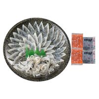 「関とら本店」 とらふく刺身セット （とらふぐ刺身55g、とらふぐ皮30g） / ふく ふぐ フグ てっさ 送料無料