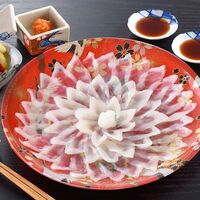 「関とら本店」 とらふく刺身セット （とらふぐ刺身65g、とらふぐ皮30g） / ふく ふぐ フグ てっさ 送料無料