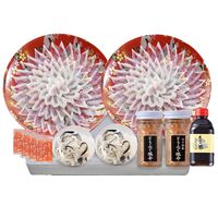 「関とら本店」 とらふく刺身・とらふく塩辛セット （とらふぐ刺身135g×2、とらふぐ皮30g×2、とらふぐ塩辛60g、とらふぐ塩辛（ゆず胡椒風味）60g） / ふく ふぐ フグ てっさ 送料無料