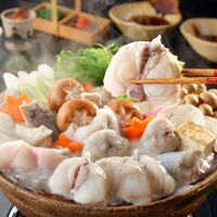 「関とら本店」 とらふくちり鍋 （とらふぐちり300g、ふぐつみれ100g、とらふぐヒレ5枚） / ふく ふぐ フグ てっちり 送料無料
