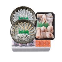 「関とら本店」 ふく刺身とふくちりセット （真ふぐたたき刺身20g、真ふぐ霜降り刺身20g、とらふぐ皮20g×2、ふぐちり200g） / ふく ふぐ フグ てっさ てっちり 送料無料