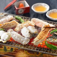 「関とら本店」 焼きはも・焼きふく食べ比べ （はも200g、とらふぐすき身150g） / ふく ふぐ フグ ハモ 送料無料