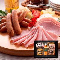 兵庫 「三田屋総本家」 ハム詰合せ （ロースハム300g、モモハム270g、ペッパーハム200g、チューリンガーウインナー120g、ブラボーウインナー120g） / セット 送料無料