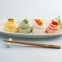 奈良 「池利」 夏野菜を使った三輪素麺 各50g×各4 / そうめん 送料無料