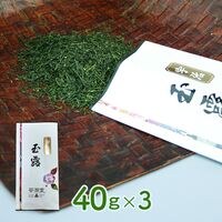 宇治玉露 紫薫 40g×3 / 抹茶 お茶 緑茶 送料無料