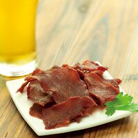 【倉入れ】宮城・仙台 「味の牛たん喜助」 牛たん ジャーキー（ケース入数：100, ロット：1）