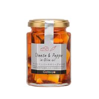 【倉入れ】山形 「後藤屋農園」 チーズと国産ペッパーのオリーブオイル漬（ケース入数：20, ロット：3）