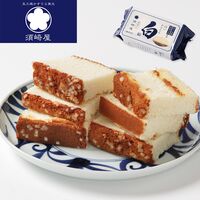 【倉入れ】長崎 「須崎屋」 和三盆糖入り 白いかすてら 形おとし（ケース入数：36, ロット：1）