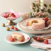 【倉入れ】まろやかな輪～苺ミルク～ バウムクーヘン（ケース入数：24, ロット：2）