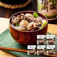 【倉入れ】山形 「みやさかや」 国産牛スジ 山形の芋煮 250g×5 （ケース入数：12 , ロット：1）