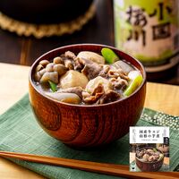 【倉入れ】山形 「みやさかや」 国産牛スジ 山形の芋煮 250g （ケース入数：50 , ロット：1）