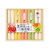 【倉入れ】奈良 「池利」 夏野菜を使った三輪素麺（ケース入数：10 , ロット：2）