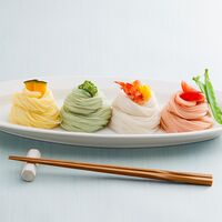 【倉入れ】奈良 「池利」 夏野菜を使った三輪素麺（ケース入数：8 , ロット：2）