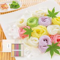 【倉入れ】奈良 「池利」 三輪素麺 色撫子（ケース入数：12 , ロット：2）