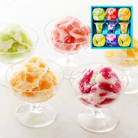 【倉入れ】「ひととえ」 凍らせて食べるアイスデザート～国産フルーツ入り～9号（ケース入数：6 , ロット：5）