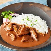 【倉入れ】宮城 「木の屋石巻水産」 牛たん缶詰粗挽きスパイスカレー煮込（ケース入数：24 , ロット：2）