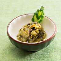 【倉入れ】高菜とちりめん粒山椒・オリーブオイルコンフィ（ケース入数：15 , ロット：6）