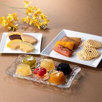 「銀座千疋屋」 銀座バラエティセット（ゼリー、フルーツフィナンシェ、ヴァッフェル、フルーツクーヘン） / 詰め合わせ ギフト 送料無料
