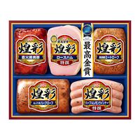 【お中元】「丸大食品」 煌彩ハムギフト（ロースハム、焼豚、あぶり焼ハーブローフ、黒胡椒ミートローフ、ハーブ＆レモンウィンナー）《お届け期間：6月17日～8月9日》