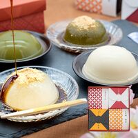 【倉入れ】奈良 「亀久堂」 吉野葛すいーつ（くず餅・くずぷりん）詰め合わせ1段（ケース入数：9 , ロット：1）