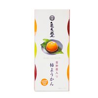【倉入れ】奈良 「亀久堂」 吉野葛入り 柿ようかん（ケース入数：24 , ロット：5）