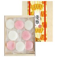 【倉入れ】紅白もち（木箱入り）（丸もち27g×4、紅丸もち30g×4）（ケース入数：20 , ロット：3）