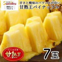 【夏季限定】パイナップル 業務用 小玉 7玉 約5kg 甘熟王パイン《ご注文期間：7/1～9/30》