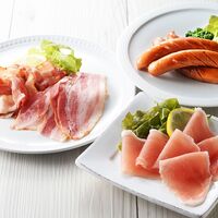 北海道 「札幌バルナバハム」 札幌開拓使ハムセット（玉葱ウィンナー、ポークグルメフランク、ロースハムスライス、ベーコンスライス、ロースシンケン） / ハム ギフト 送料無料