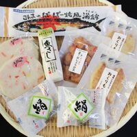 福島 「貴千」 かまぼこ詰合せ（白蒸しかまぼこえび、魚さし、とうふの蒲鉾絹、いわきからの贈り物（キンキ焼かまぼこ）、さんまのぽーぽー焼風蒲鉾、揚げかまぼこ紅しょうが天）