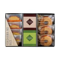 神奈川 「YOKOHAMA NO KAZE」 プレミアム焼菓子ギフト（バウムクーヘン3個、カットケーキ(レモン・オレンジ)各2個、チョコクッキー1袋、抹茶クッキー1袋）