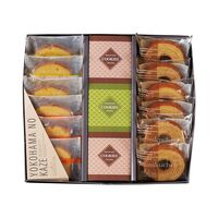 神奈川 「YOKOHAMA NO KAZE」 プレミアム焼菓子ギフト（バウムクーヘン6個、カットケーキ(レモン・オレンジ)各3個、チョコクッキー 2袋、抹茶クッキー 1袋）