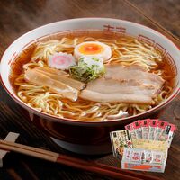福島 「河京」 喜多方ラーメンとチャーシュー炊き込みご飯セット