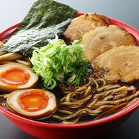 富山 「麺家いろは」 ブラックラーメンセット