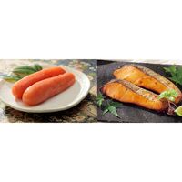 福岡 「鳴海屋」 辛子明太子＆鮭めんたい漬け詰合せ